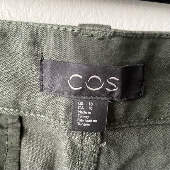 COS track pants in khaki - Picture 3 of 12